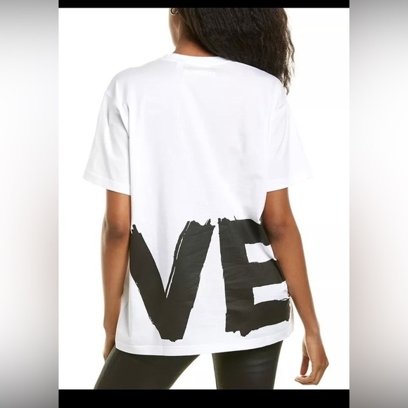 LOVE Cotton Oversized T-Shirt Love initials Imitation of famous brand , size XS - Picture 9 of 9